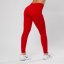 Double push up leggings red - Size: S