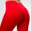 Double push up leggings red - Size: XL