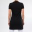 Dámske bavlnené šaty YASTRABY čierne 3D logo - Veľkosť: L