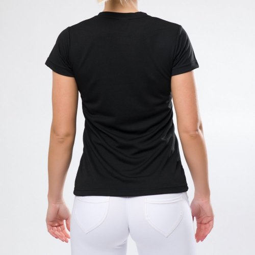 Dámské sportovní tričko YASTRABY černé Extra dry - Velikost: M