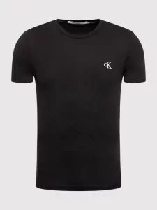 Pánské Calvin Klein tričko s výšivkou černé