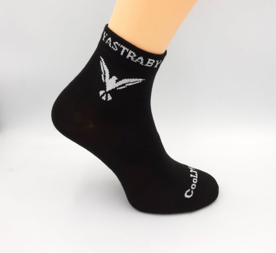 Bežecké ponožky Black Yastraby - Veľkosť: 43-46