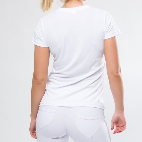 Női sportpóló YASTRABY fehér Extra dry - Méret: XL