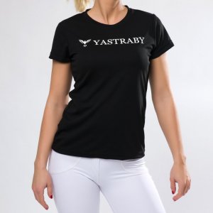 Dámske športové tričko YASTRABY čierne Extra dry