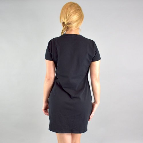 Dámské bavlněné šaty YASTRABY černé - Velikost: XL