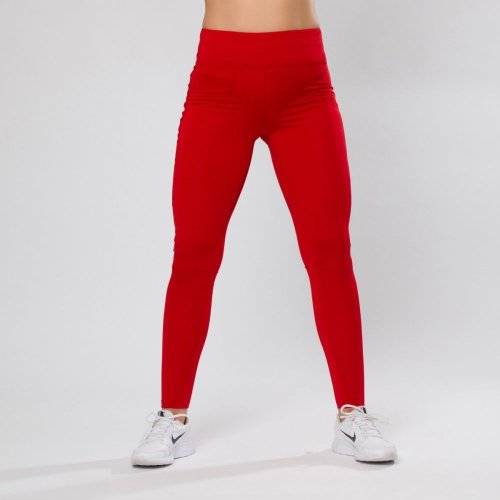 Double push up leggings red - Size: XL
