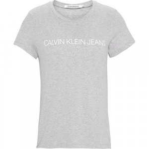 Dámske Calvin Klein Jeans tričko sivé