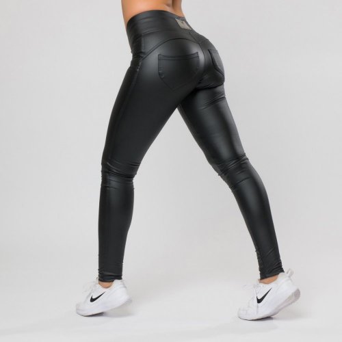 Black Kitty pants Leggings YASTRABY - Méret: XL