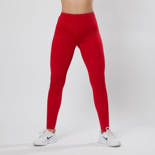 Push up Leggings Red pants Yastraby - Size: M