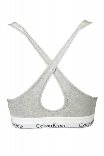 Dámska Calvin Klein podprsenka sivá - Veľkosť: L