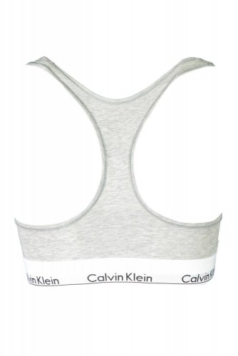 Športová Calvin Klein podprsenka sivá - Veľkosť: L
